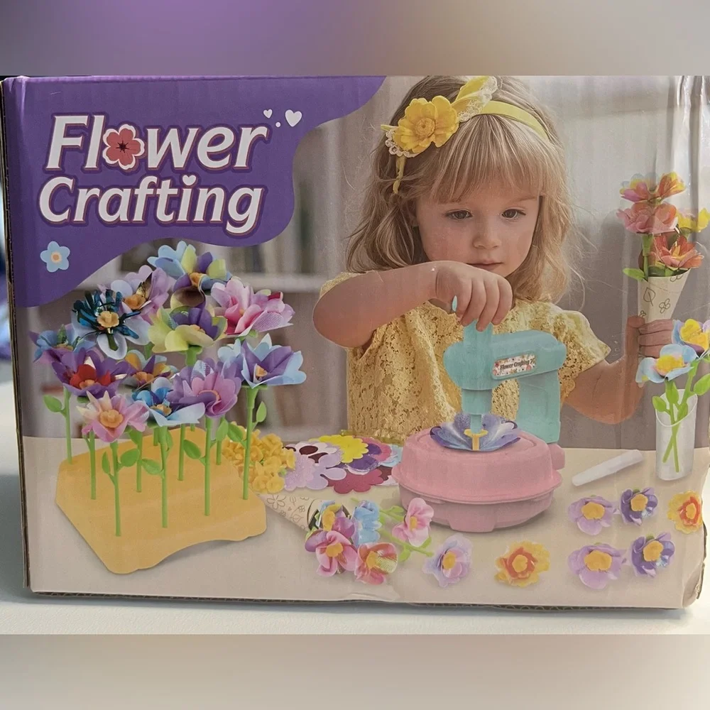Flower Crafting Playset for Kids